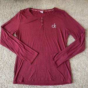 Calvin Klein Ribbed Long Sleeve Tee